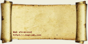 Jovana Filimonović vizit kartica